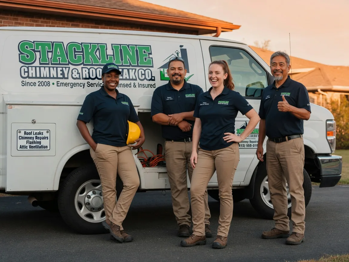 Chimney flashing repair company in Avery, CA